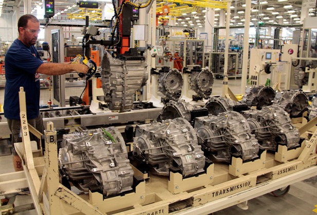 9-ступенчатая коробка передач от завода Chrysler  в ​​Типтоне, США