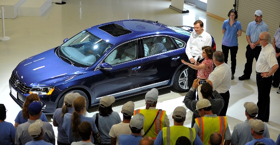 Volkswagen произвёл 100.000-й Passat на заводе Chattanooga в США